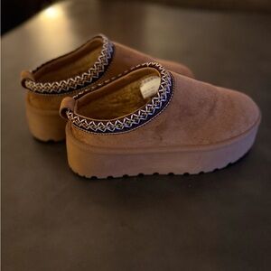 Brown Slip-On Women's Shoes